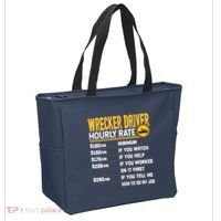 Wrecker Driver Hourly Rate Funny Wrecker Tow Truck Driver Tote Bag thumb 2