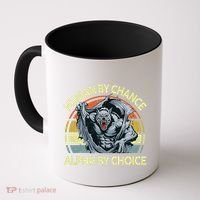 Wolf Dad Human By Chance Alpha By Choice Funny Daddy Papa Coffee Mug thumb 0