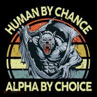 Wolf Dad Human By Chance Alpha By Choice Funny Daddy Papa Coffee Mug thumb 5