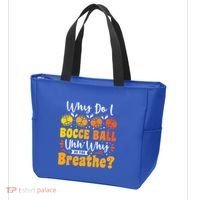 Why Do I Bocce Ball Uhh Why Do You Breathe? Bocce Ball Cool Gift Tote Bag thumb 3