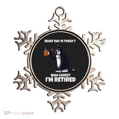 What Day Is Today Im Retired Cat Kitten Lover Ornament