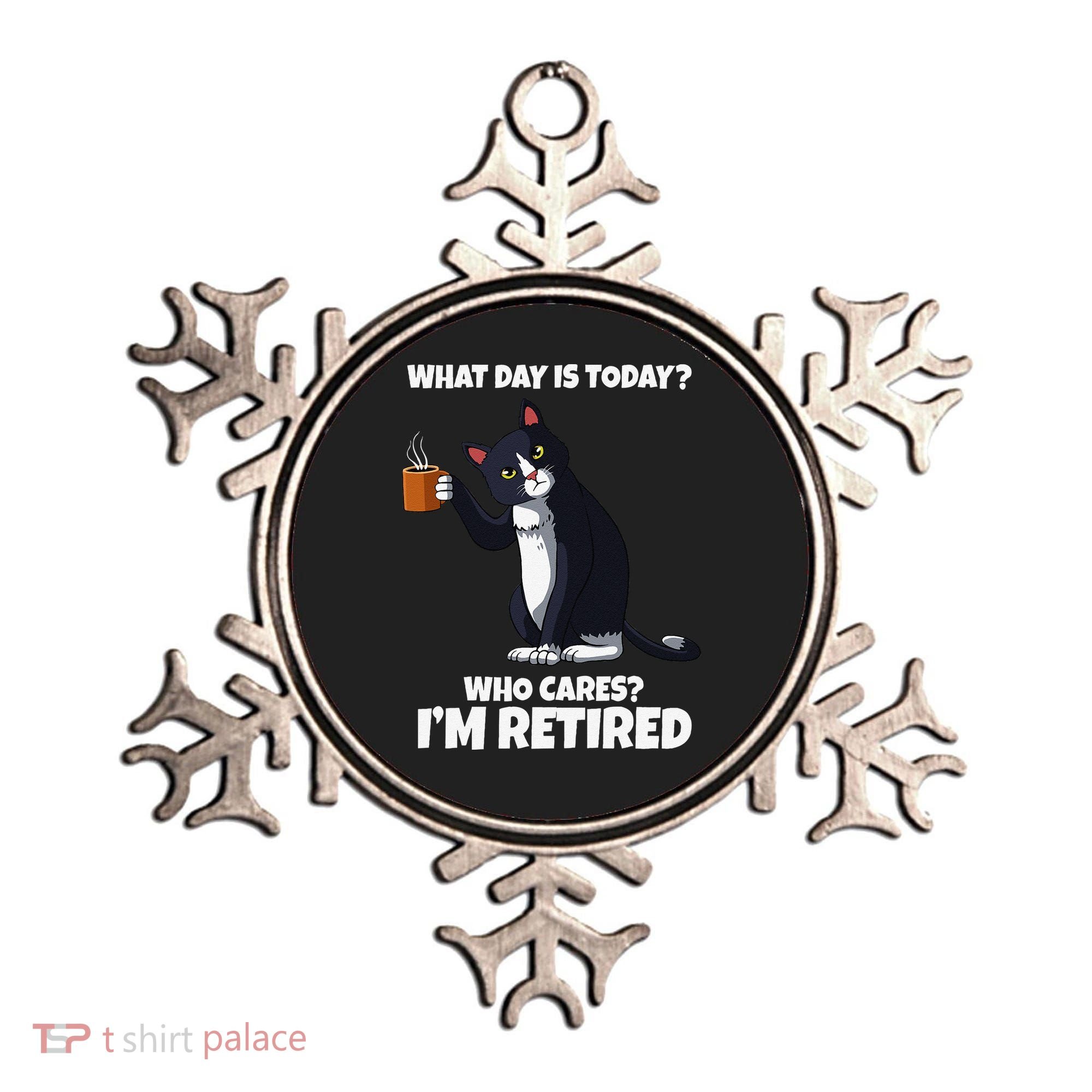 What Day Is Today Im Retired Cat Kitten Lover Ornament