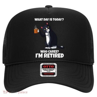 What Day Is Today Im Retired Cat Kitten Lover Hat