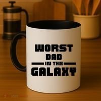 Worst Dad In The Galaxy Gift Coffee Mug thumb 4