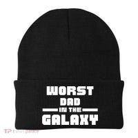 Worst Dad In The Galaxy Gift Beanie thumb 0