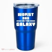 Worst Dad In The Galaxy Gift Tumbler thumb 0