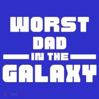 Worst Dad In The Galaxy Gift Baby Bodysuit thumb 2