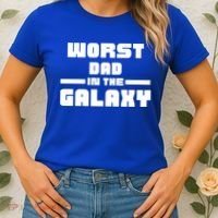Worst Dad In The Galaxy Gift Women's T-Shirt thumb 2