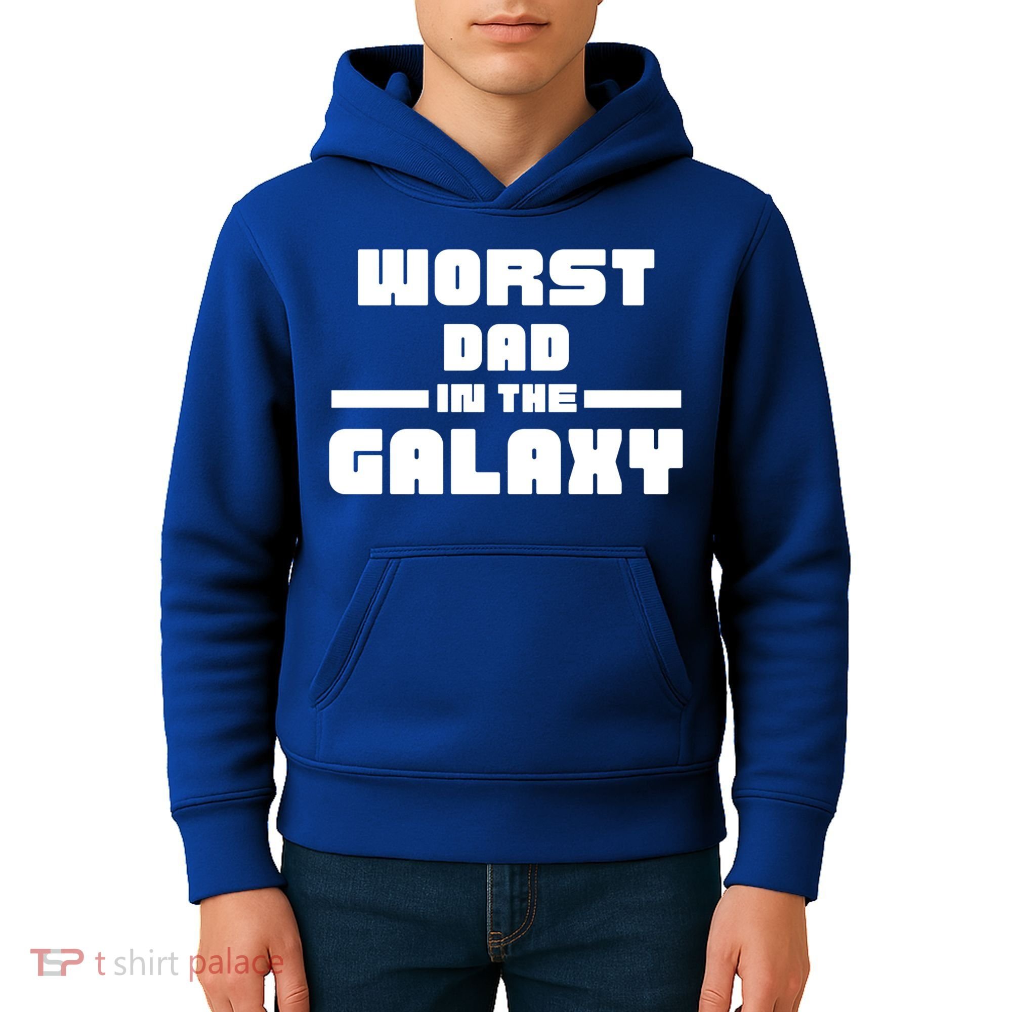 Worst Dad In The Galaxy Gift Kids Hoodie
