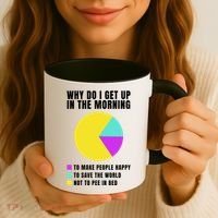 Why Do I Get Up In The Morning Funny I Have To Pee Coffee Mug thumb 3