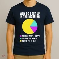 Why Do I Get Up In The Morning Funny I Have To Pee T-Shirt thumb 3