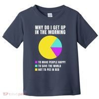 Why Do I Get Up In The Morning Funny I Have To Pee Toddler T-Shirt thumb 0