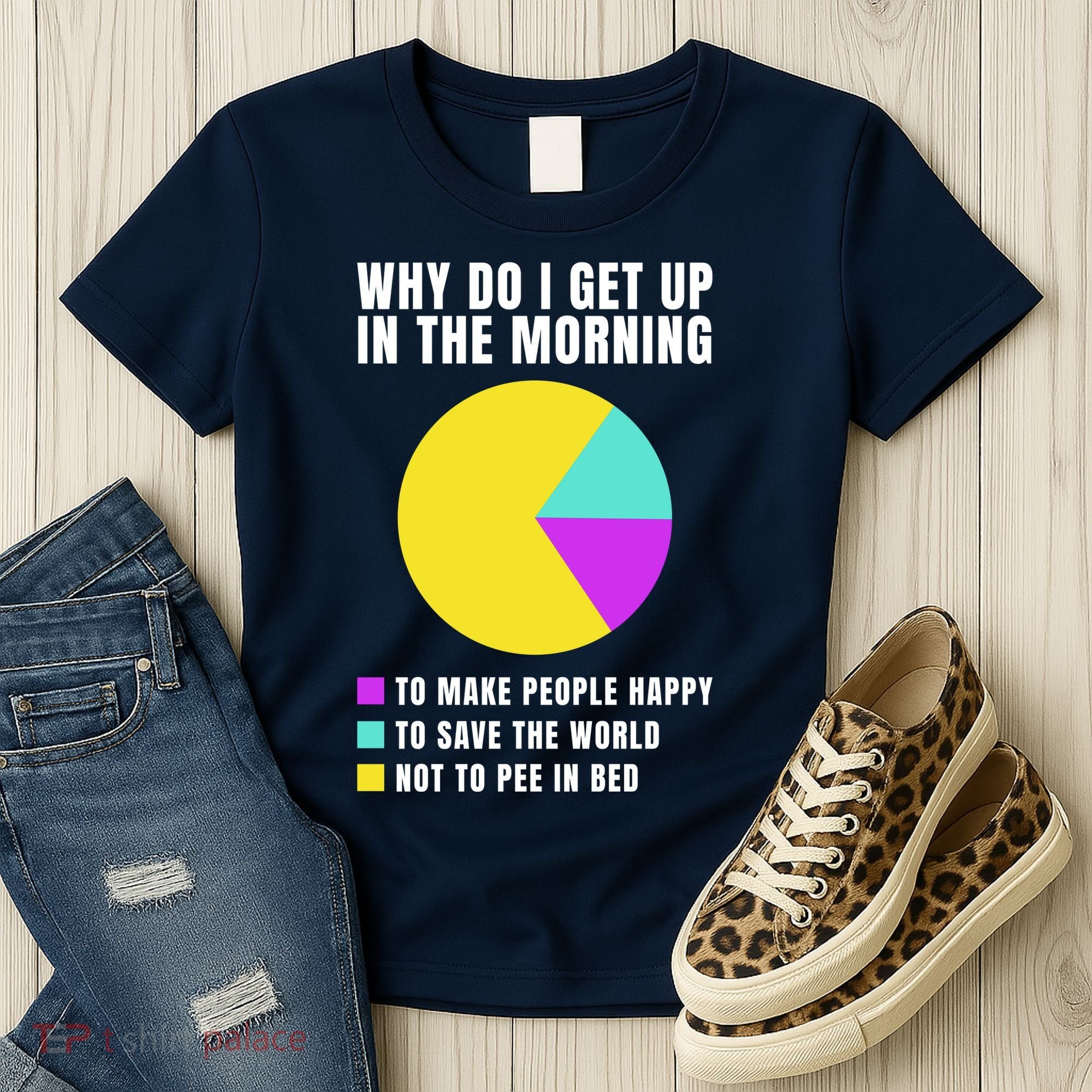Why Do I Get Up In The Morning Funny I Have To Pee Women's T-Shirt