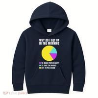 Why Do I Get Up In The Morning Funny I Have To Pee Kids Hoodie thumb 0