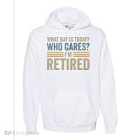 What Day Is Today Who Cares Im Retired Comfort Colors Garment-Dyed Hooded Sweatshirt thumb 0