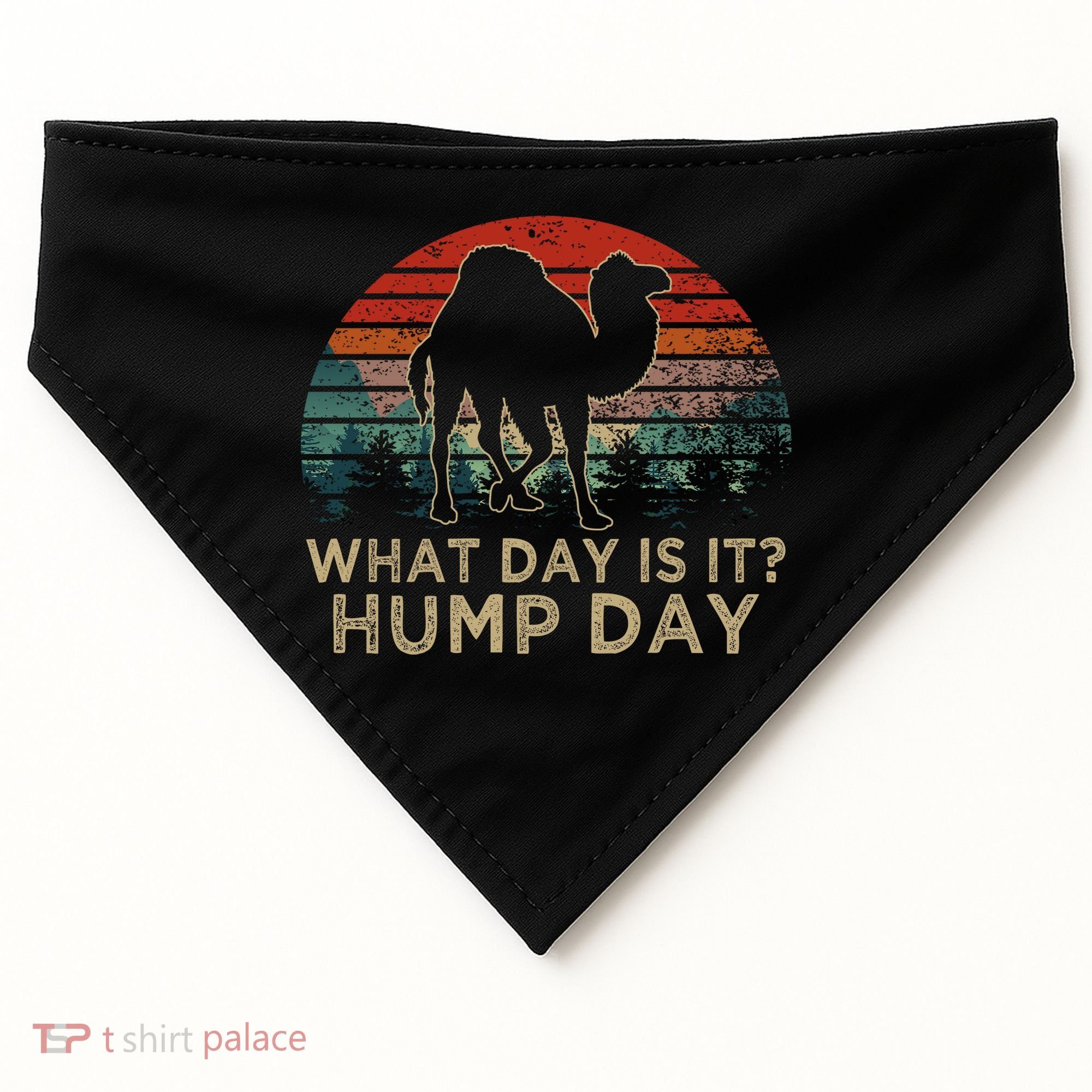 What Day Is It Hump Day USA-Made Doggie Bandana