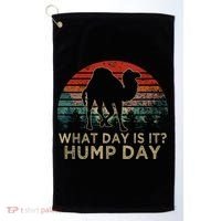 What Day Is It Hump Day Golf Towel thumb 0