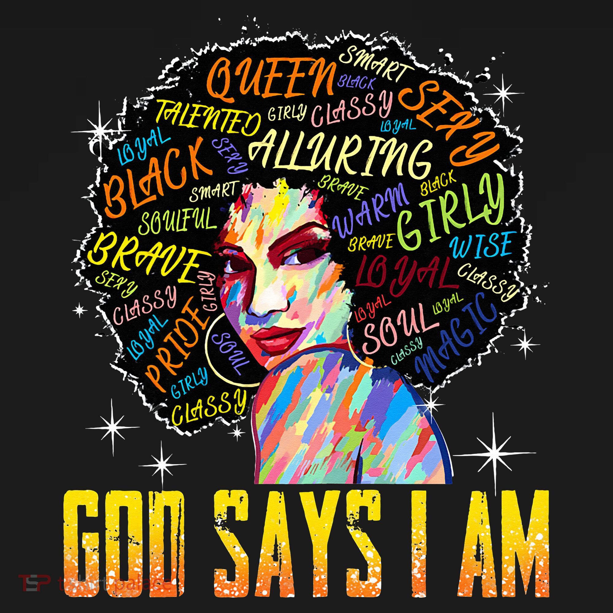 Wo Distressed Juneteenth Black History Awesome God Says I Am T-Shirt