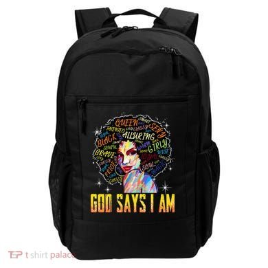 Wo Distressed Juneteenth Black History Awesome God Says I Am Backpack