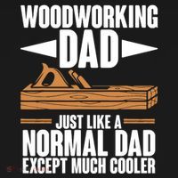 Woodworking Dad Just Like A Normal Dad Except Much Cooler Ornament thumb 1