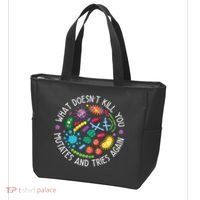What Doesnt Kill You Mutates And Tries Again Funny Biology Tote Bag thumb 3