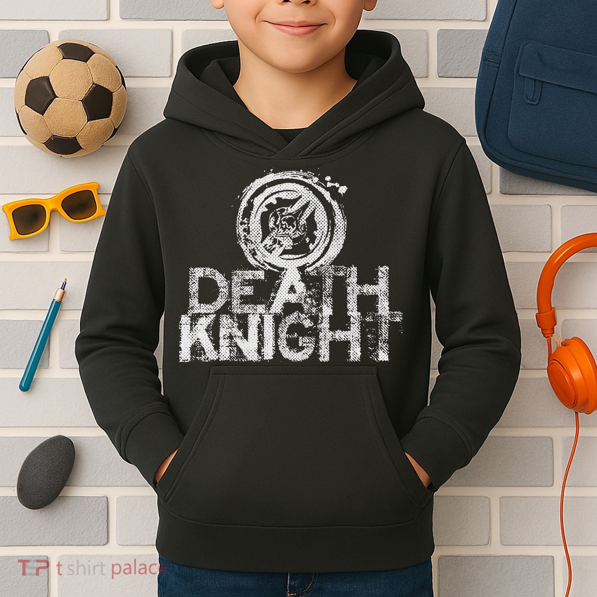 Wow Death Knight Gamer Kids Hoodie