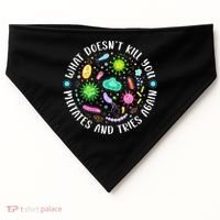 What DoesnT Kill You Mutates And Tries Again Funny Biology USA-Made Doggie Bandana thumb 0