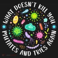 What DoesnT Kill You Mutates And Tries Again Funny Biology Women's Hoodie thumb 2