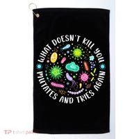 What DoesnT Kill You Mutates And Tries Again Funny Biology Golf Towel thumb 0