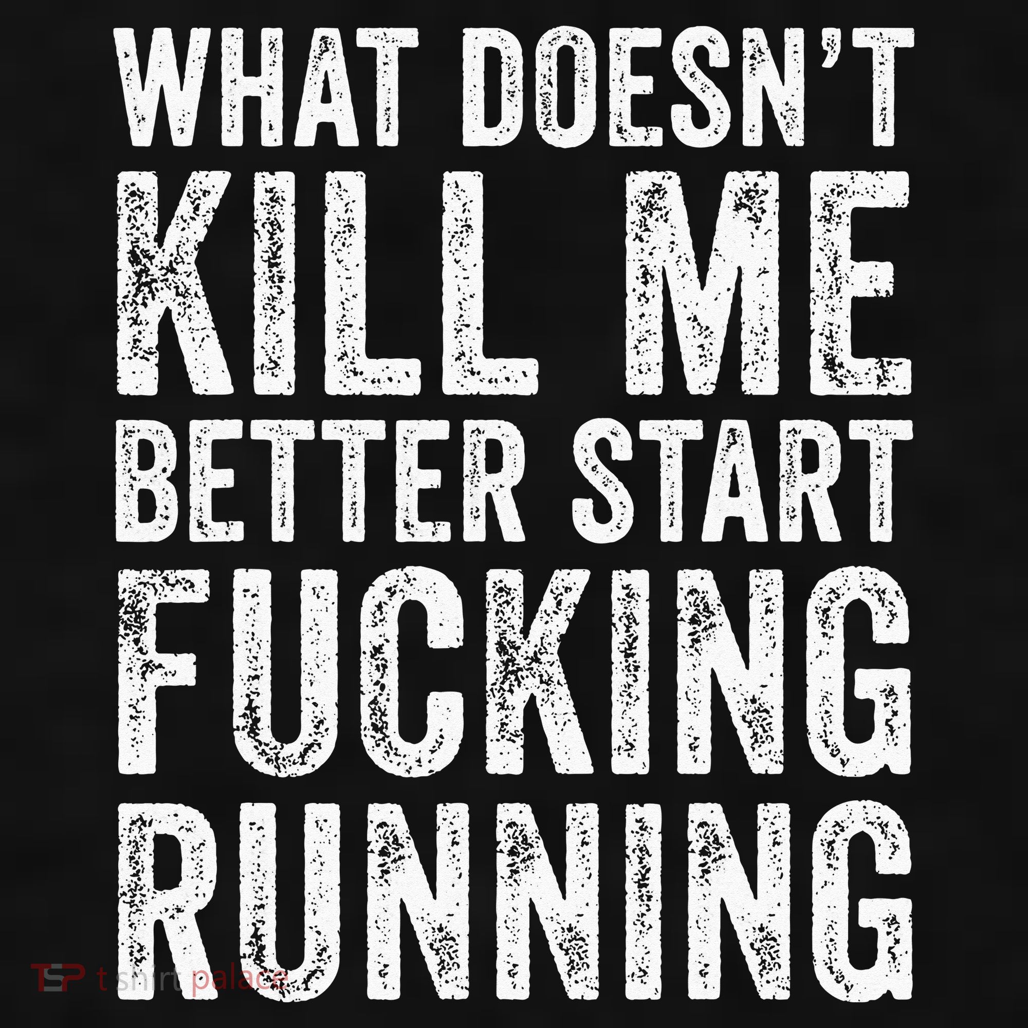 What Doesn't Kill Me Better Start Fucking Running Funny Ladies PosiCharge Tri-Blend Wicking Tank