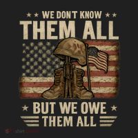 We Don't Know Them All But We Owe Them All Golf Towel thumb 3
