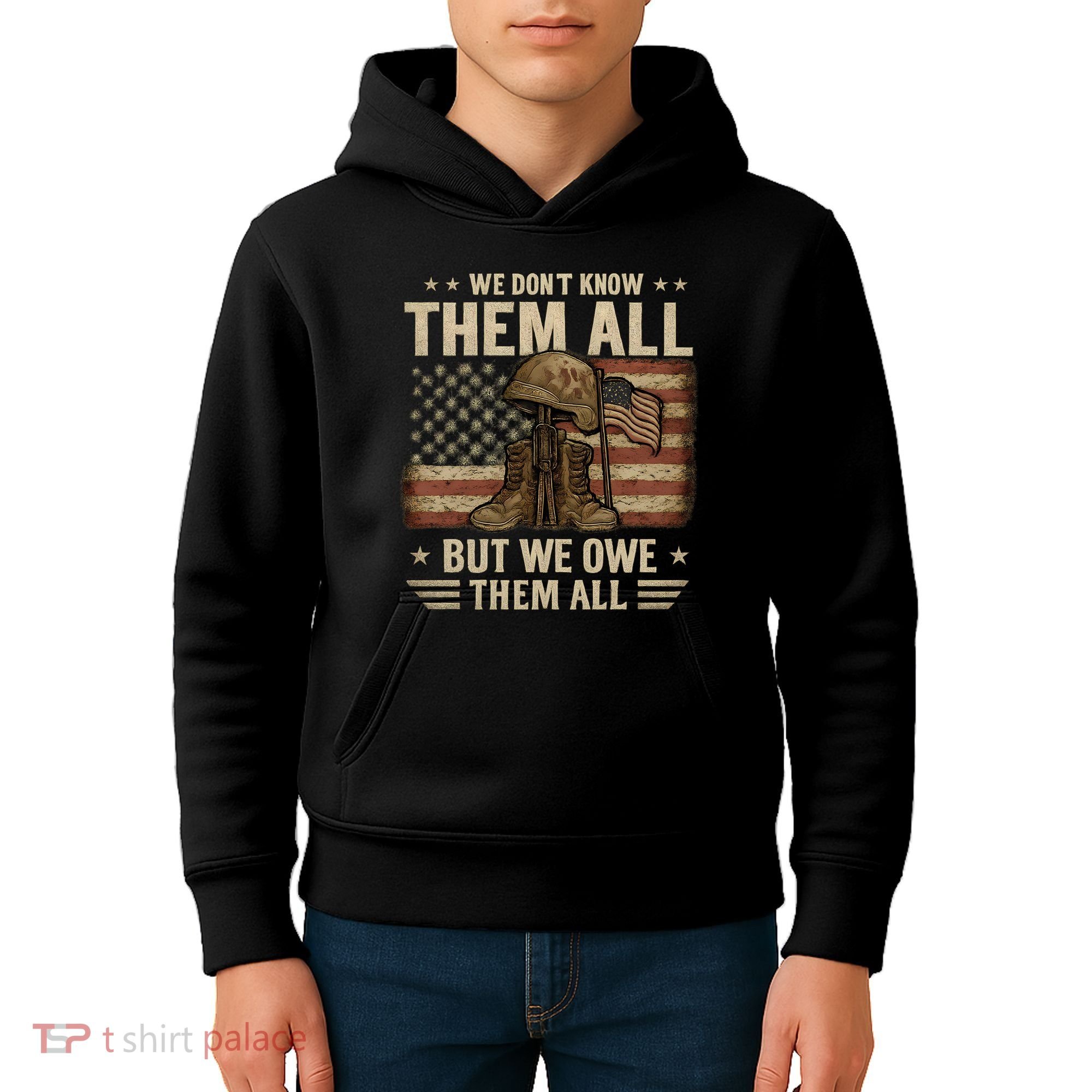 We Don't Know Them All But We Owe Them All Kids Hoodie