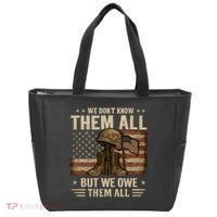 We Don't Know Them All But We Owe Them All Tote Bag thumb 0