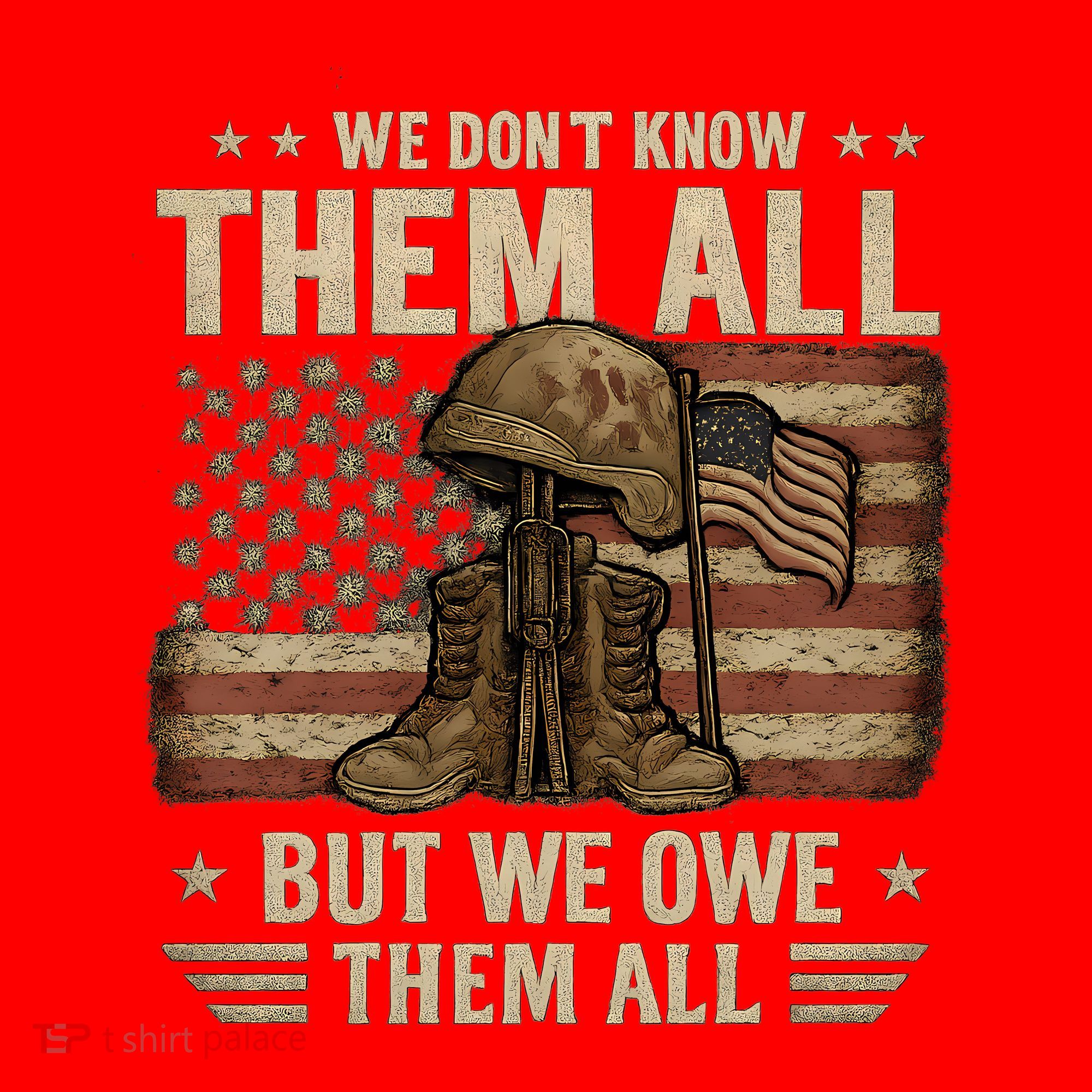 We Don't Know Them All But We Owe Them All Santa Hat