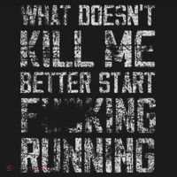 What Doesnt Kill Me Better Start F Running Funny Distressed Hoodie thumb 2