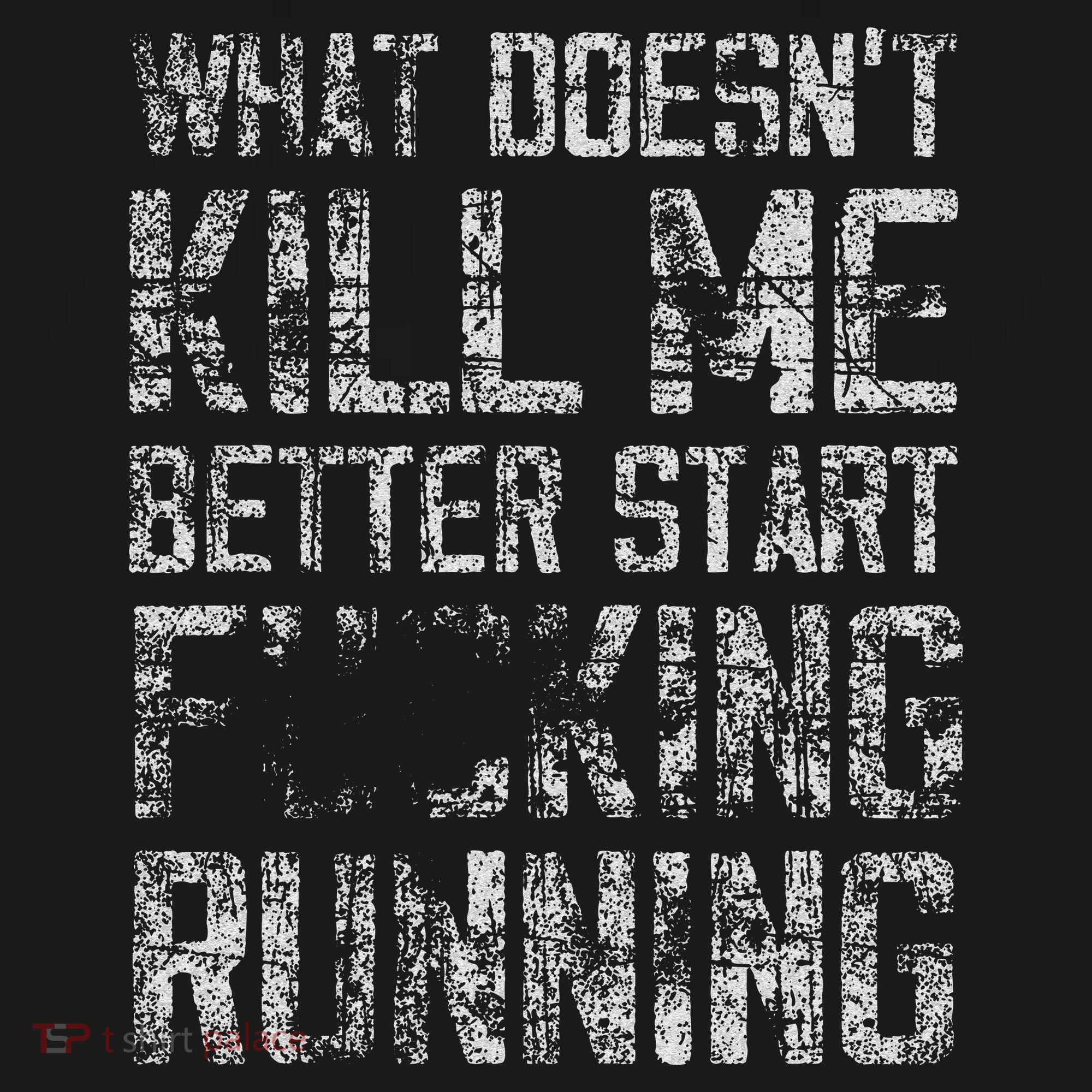 What Doesnt Kill Me Better Start F Running Funny Distressed Visor