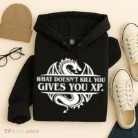What Doesnt Kill You Give You Xp Tabletop Rpg Gaming Hoodie thumb 4