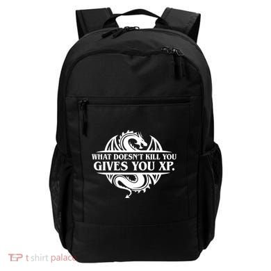 What Doesnt Kill You Give You Xp Tabletop Rpg Gaming Backpack