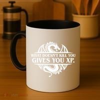 What Doesnt Kill You Give You Xp Tabletop Rpg Gaming Coffee Mug thumb 4