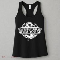 What Doesnt Kill You Give You Xp Tabletop Rpg Gaming Women's Tank Top thumb 3