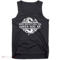 What Doesnt Kill You Give You Xp Tabletop Rpg Gaming Tank Top thumb 0