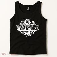 What Doesnt Kill You Give You Xp Tabletop Rpg Gaming Tank Top thumb 2