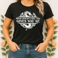 What Doesnt Kill You Give You Xp Tabletop Rpg Gaming Women's T-Shirt thumb 2