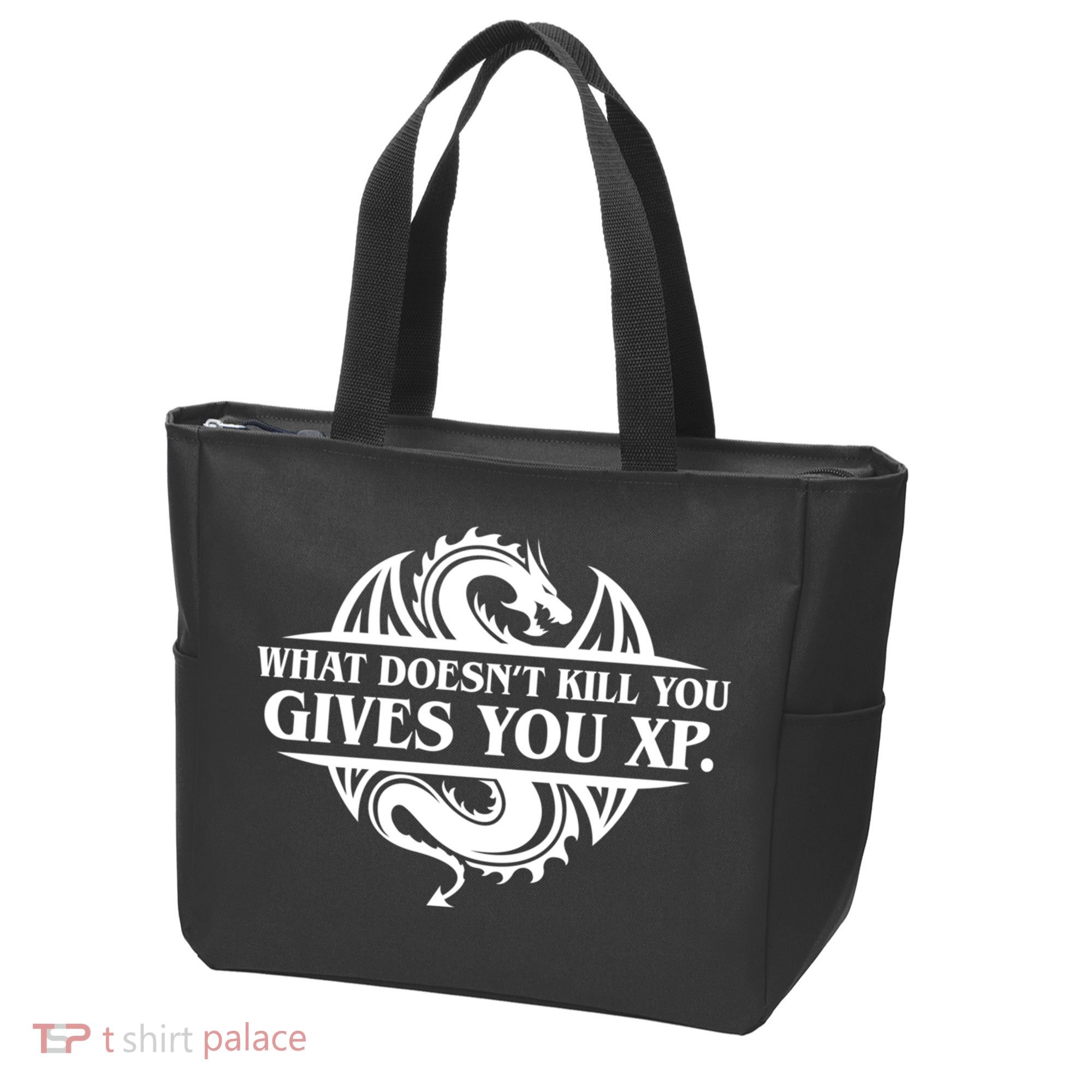 What Doesnt Kill You Give You Xp Tabletop Rpg Gaming Tote Bag