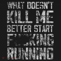 What Doesn't Kill Me Better Start F Running funny distressed Visor thumb 3