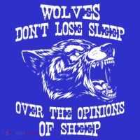 Wolves Dont Lose Sleep Over Opinions Of Sheep Wolf Gift Tank Top thumb 6