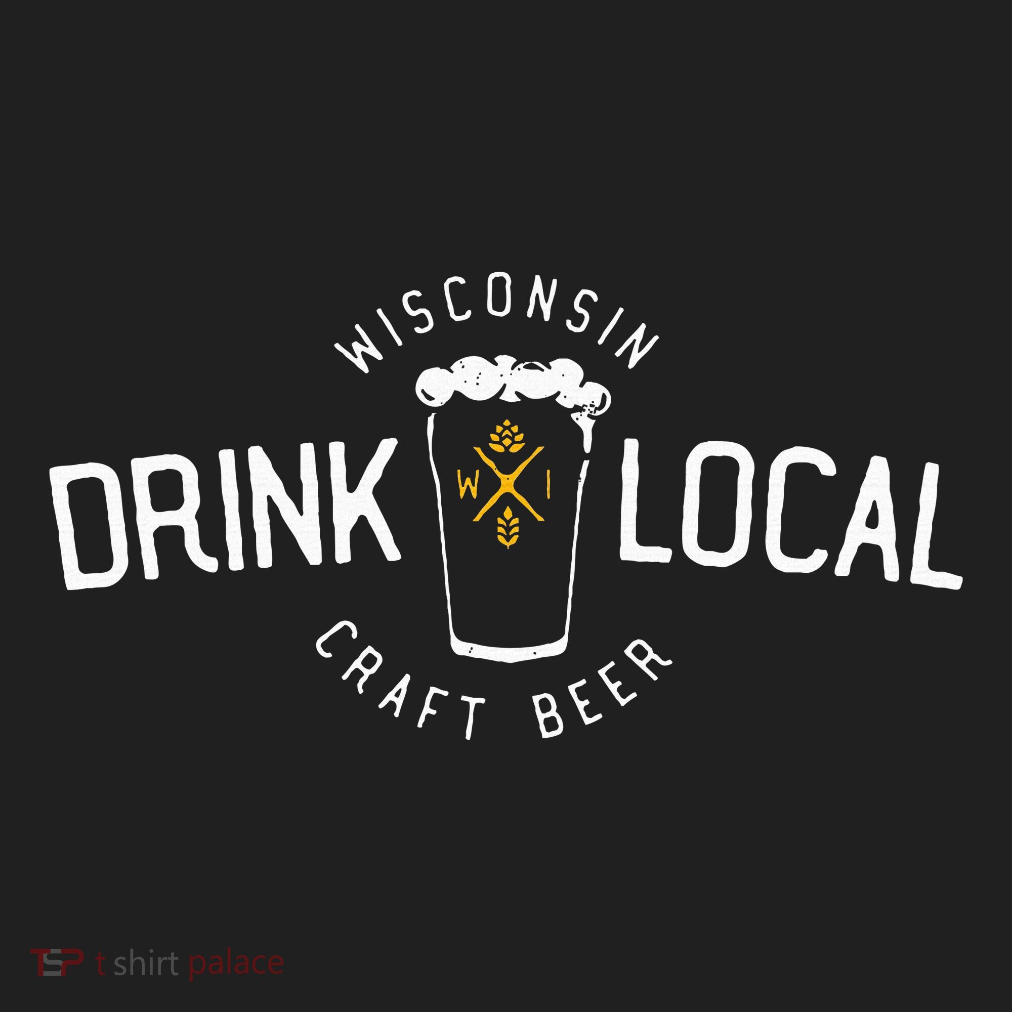 Wisconsin Drink Local Craft Beer Home State Gift Beanie