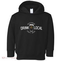 Wisconsin Drink Local Craft Beer Home State Gift Toddler Hoodie thumb 0