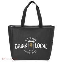 Wisconsin Drink Local Craft Beer Home State Gift Tote Bag thumb 0
