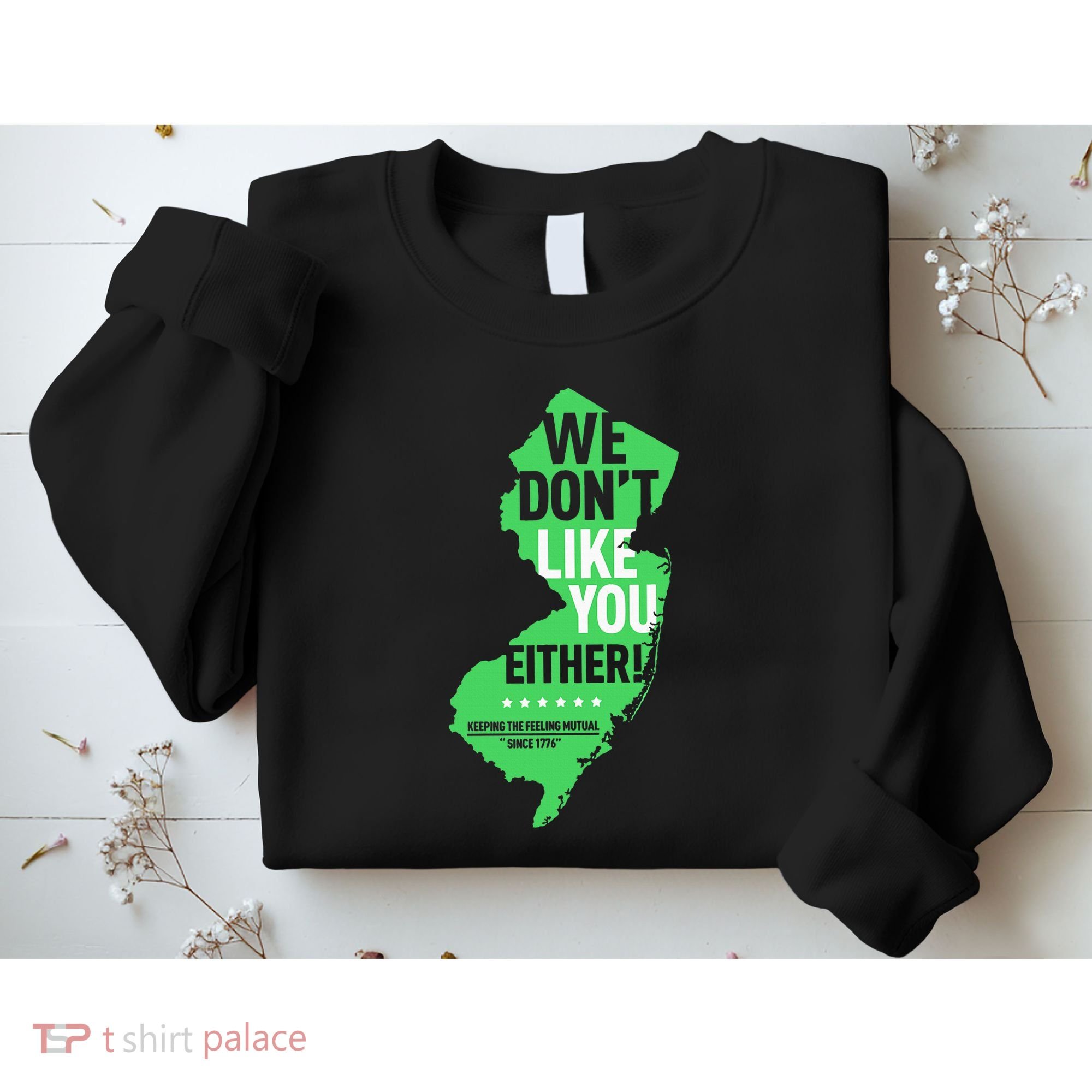 We DonT Like You Either New Jersey New York Rivalry Sweatshirt